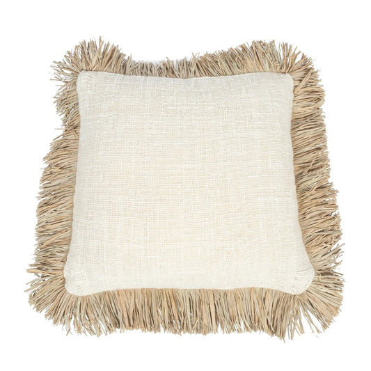 The Saint Tropez Cushion Cover - Natural White - 60x60 - Remood furniture living