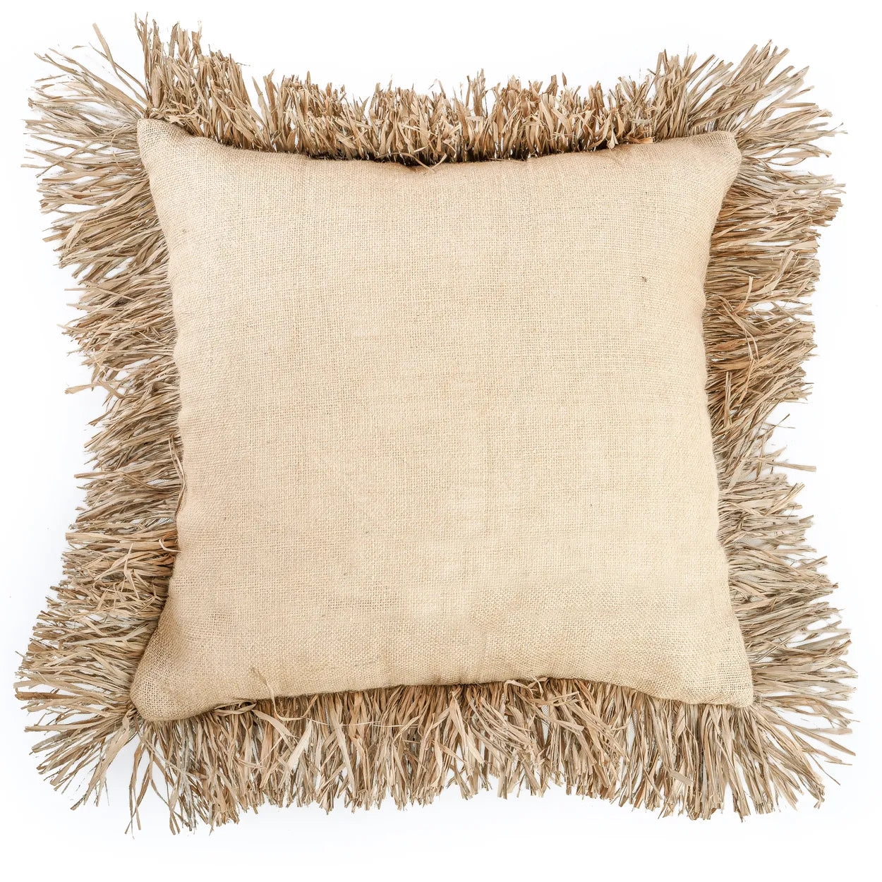 The Jute Bonita Cushion Cover - Natural - 60x60 - Remood furniture living