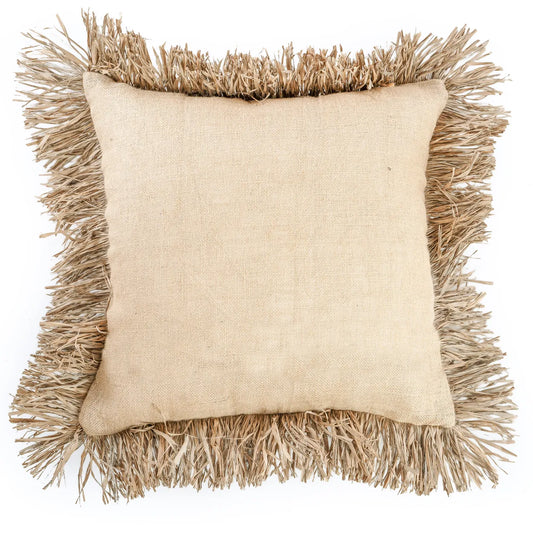 The Jute Bonita Cushion Cover - Natural - 60x60 - Remood furniture living