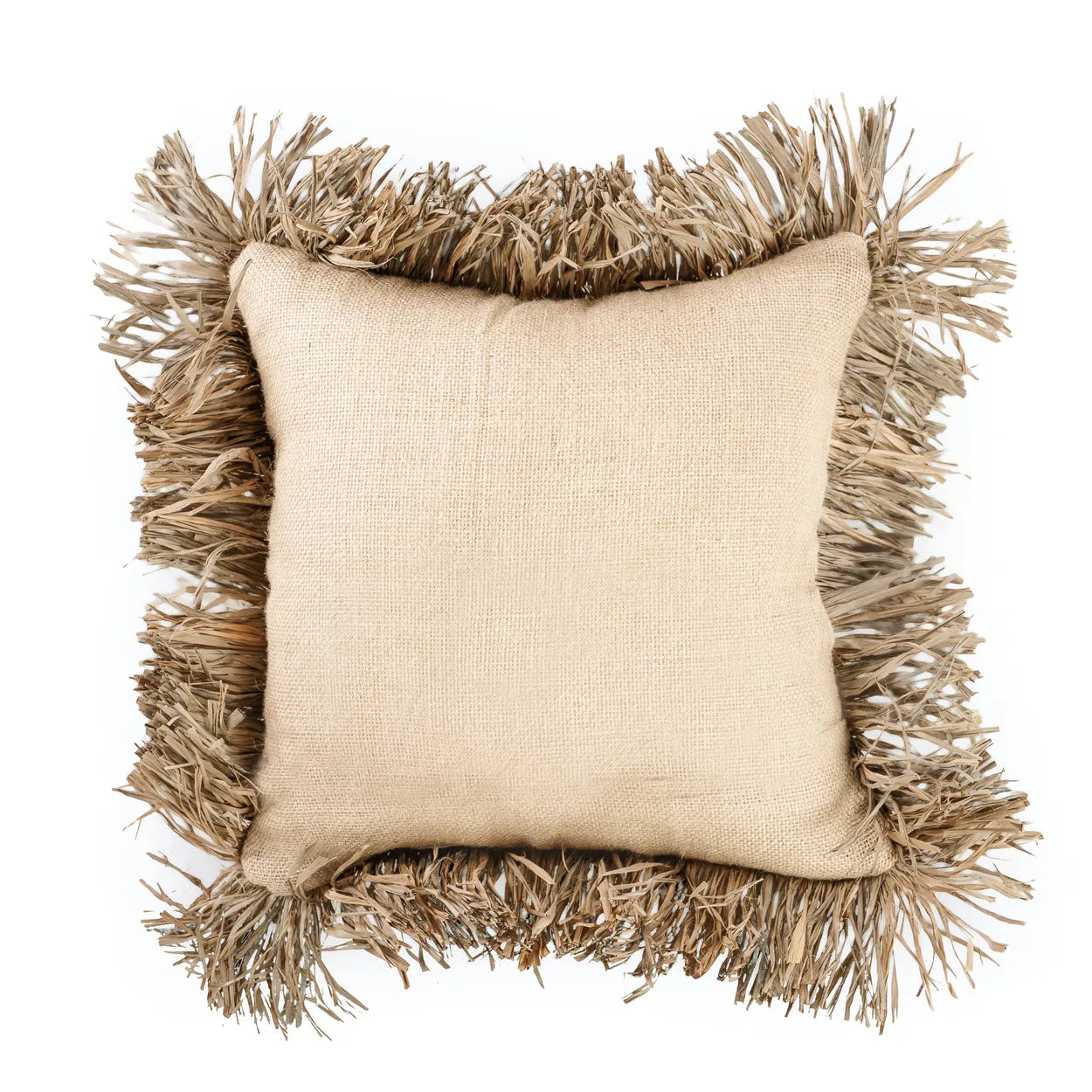 The Jute Bonita Cushion Cover - Natural - 40x40 - Remood furniture living
