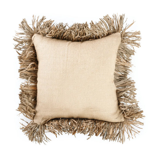 The Jute Bonita Cushion Cover - Natural - 40x40 - Remood furniture living