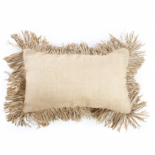 The Jute Bonita Cushion Cover - Natural - 30x50 - Remood furniture living