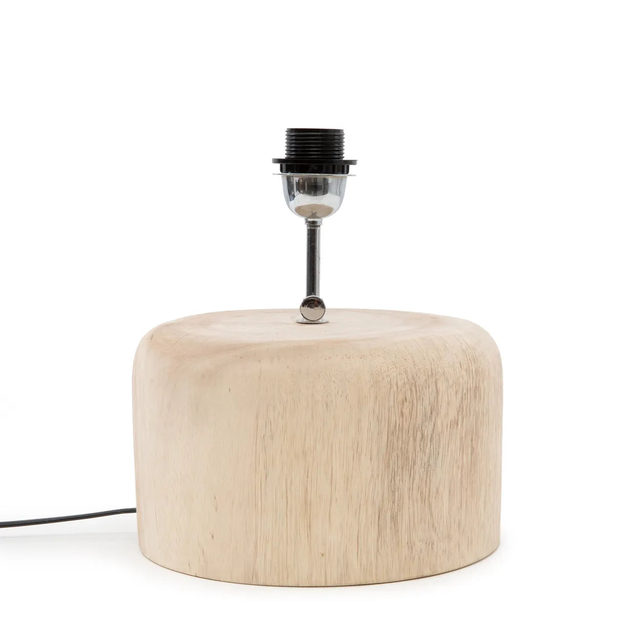 The Teak Wood Table Lamp Base - Natural - Remood furniture living