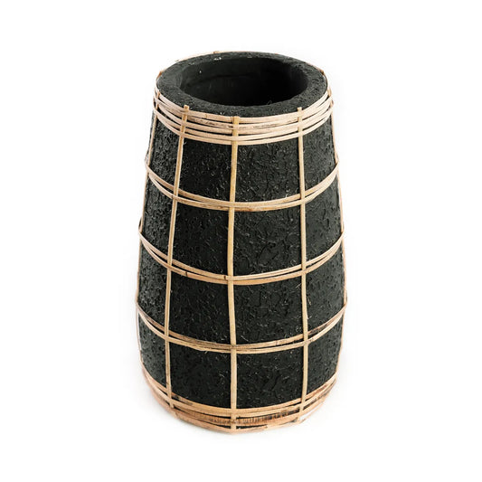 The Cutie Vase - Black Natural - S - Remood furniture living
