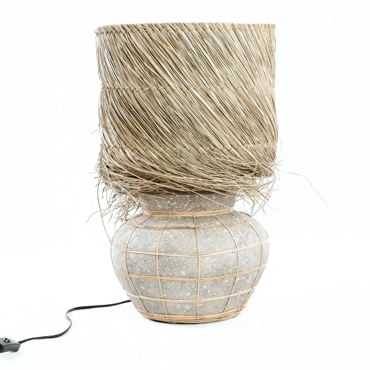 The Lipsi Table Lamp - Natural Concrete - Remood furniture living