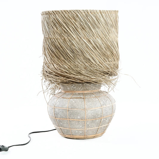 The Lipsi Table Lamp - Natural Concrete - Remood furniture living