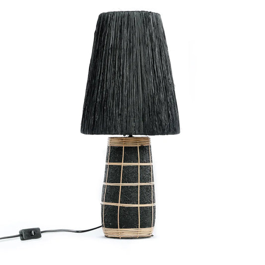 The Naxos Table Lamp - Black Natural - Remood furniture living