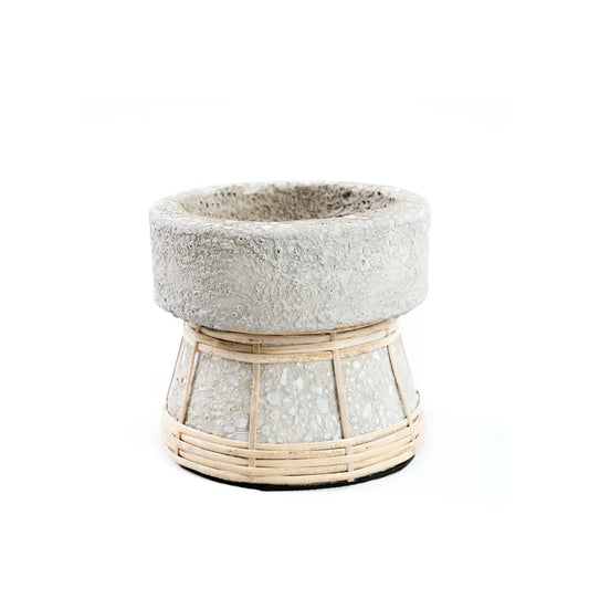 The Serene Candle Holder - Concrete Natural - S - Remood furniture living
