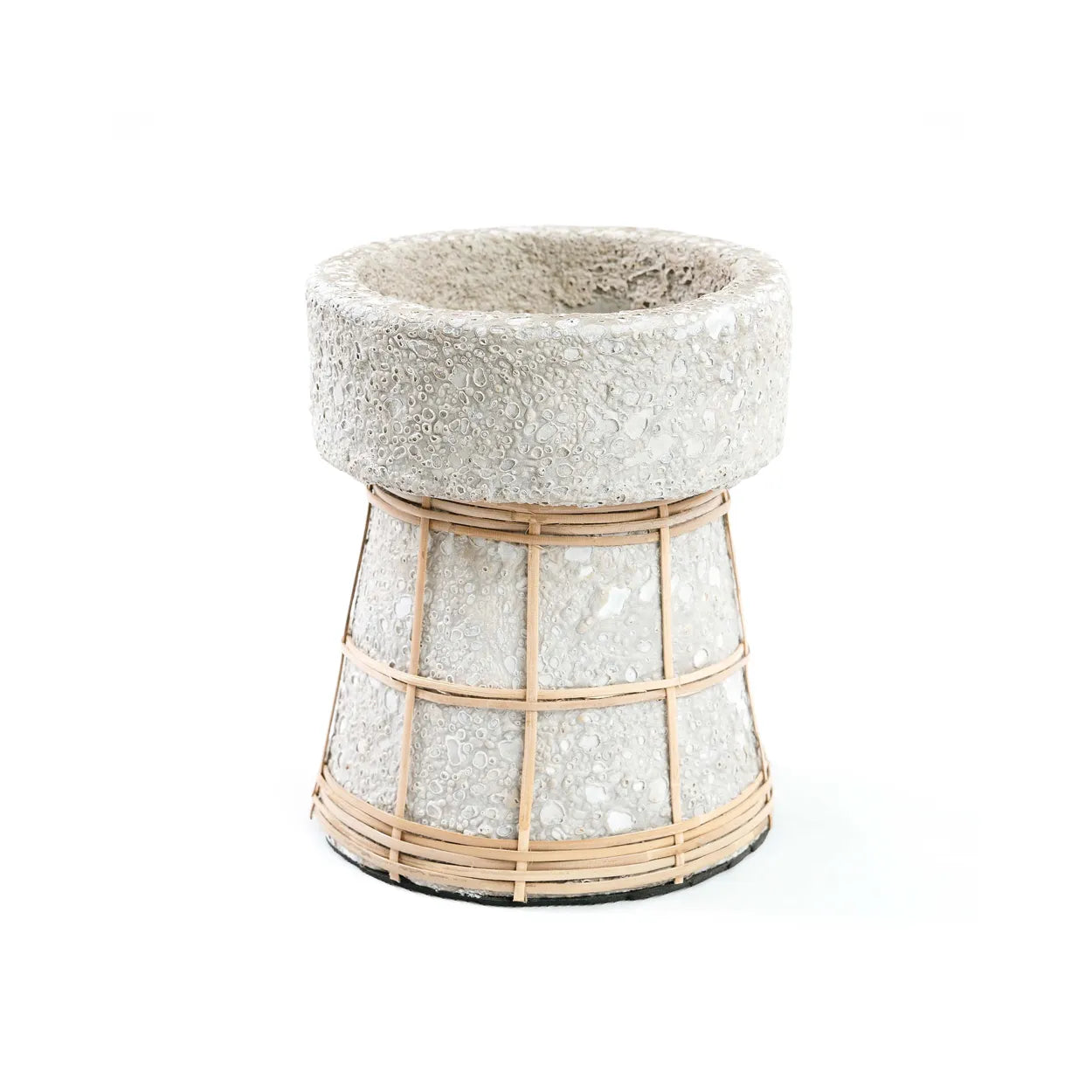 The Serene Candle Holder - Concrete Natural - M - Remood furniture living