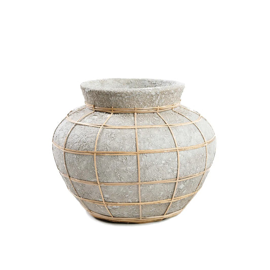 The Belly Vase - Concrete Natural - S - Remood furniture living