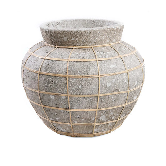 The Belly Vase - Concrete Natural - L - Remood furniture living