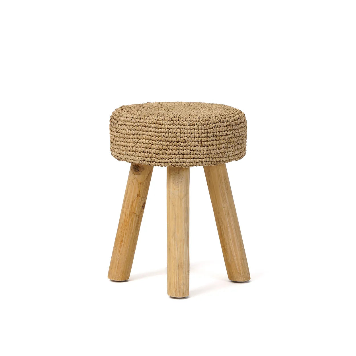 The Raffia Stool - Natural - Remood furniture living