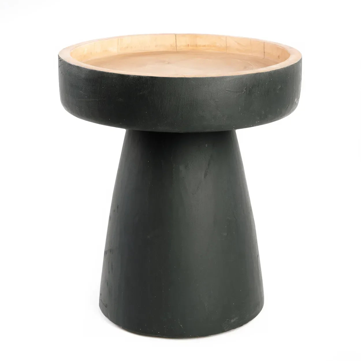 The Rayu Side Table - Black Natural - Remood furniture living
