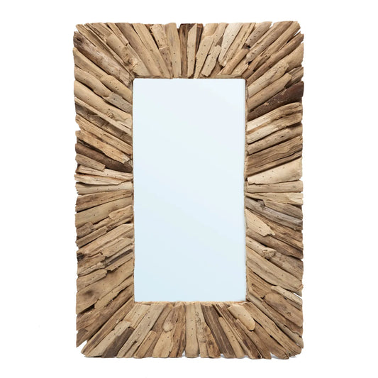 The Driftwood Framed Mirror - Natural - M - Remood furniture living
