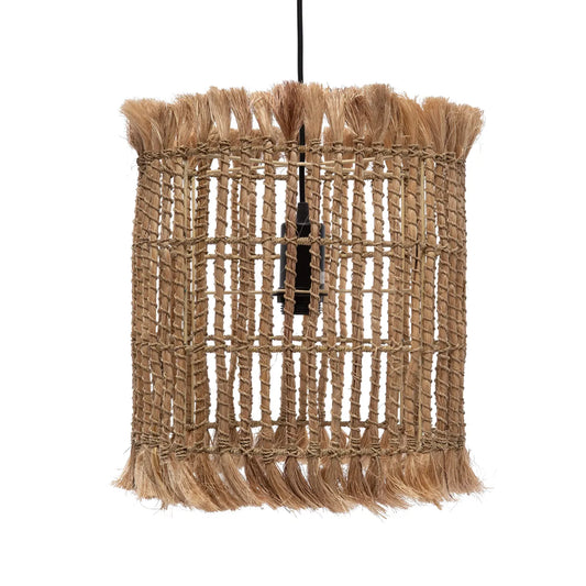 The Abaca Bird Cage Pendant - Natural - M - Remood furniture living