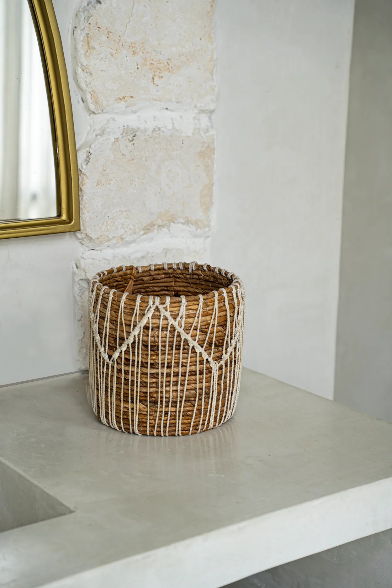 The Macra-mazing Basket - Natural White - M - Remood furniture living