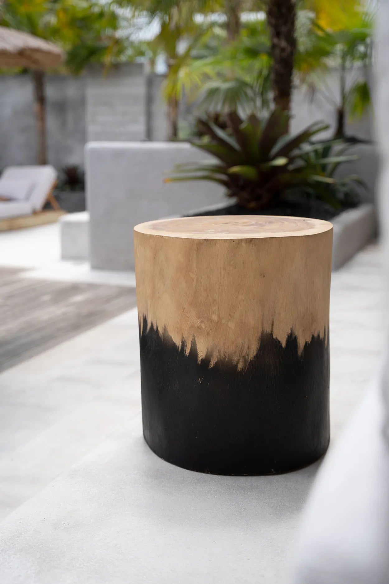 The Morocho Stool - Black Natural - Remood furniture living