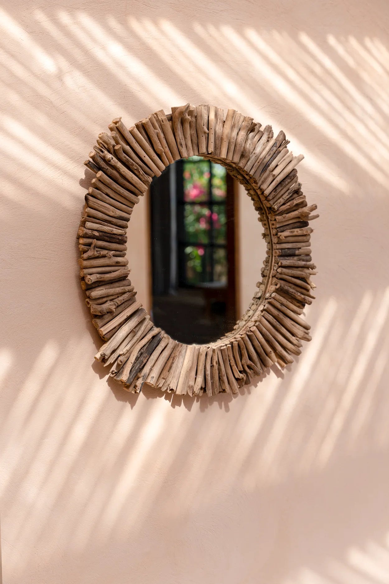 The Driftwood Halo Mirror - Natural - M - Remood furniture living
