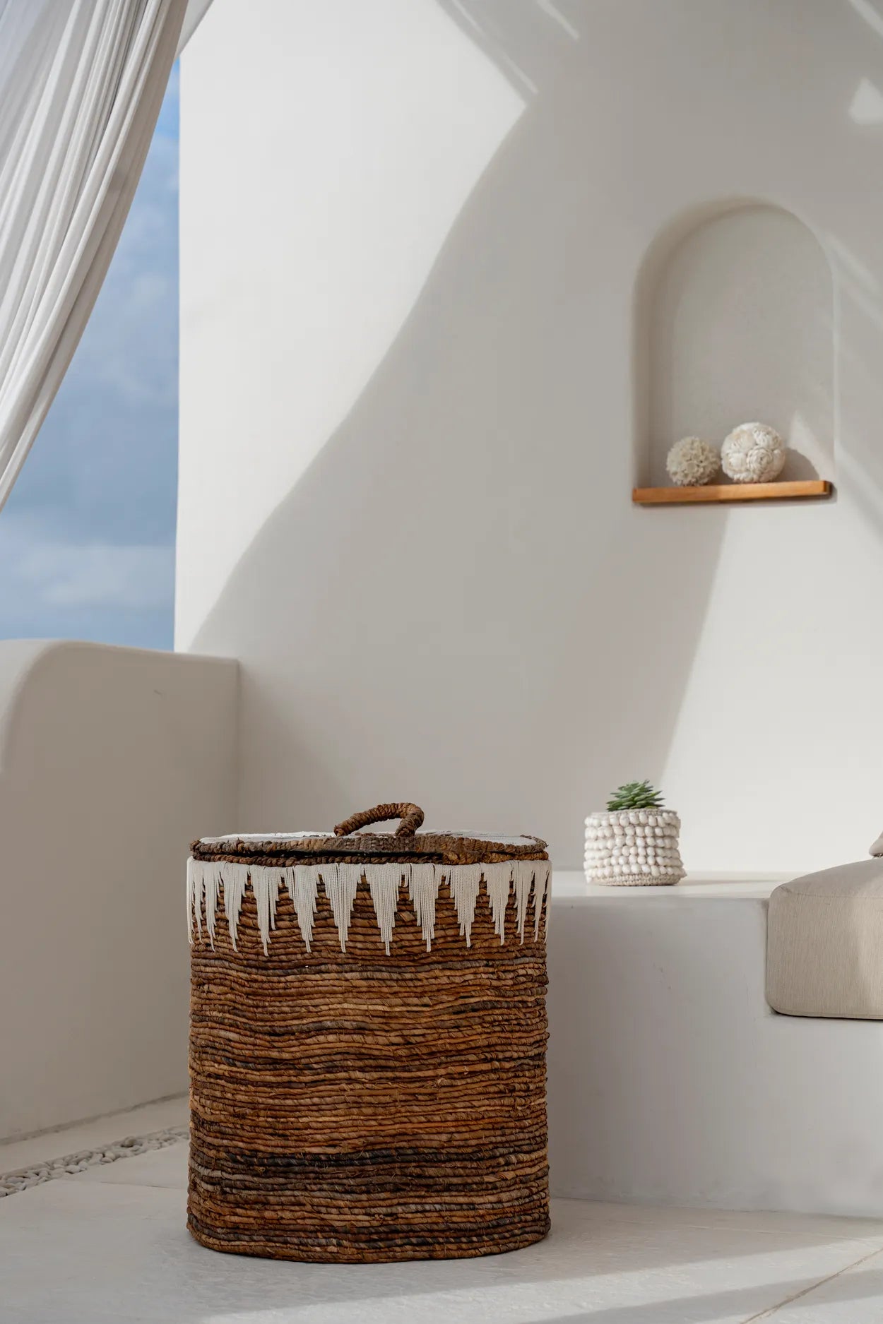 The Banana Stitched Laundry Baskets - M - Remood furniture living