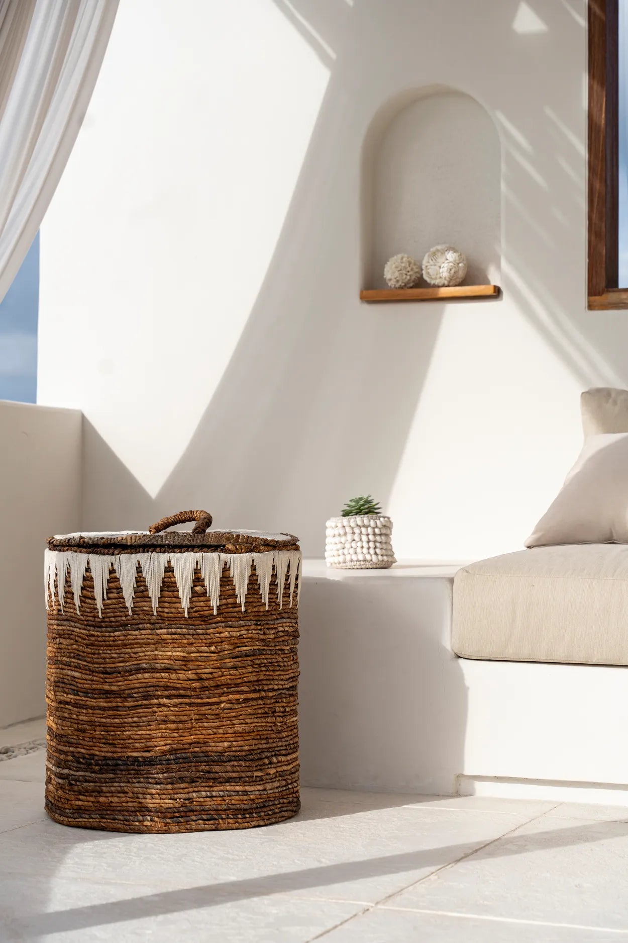 The Banana Stitched Laundry Baskets - L - Remood furniture living