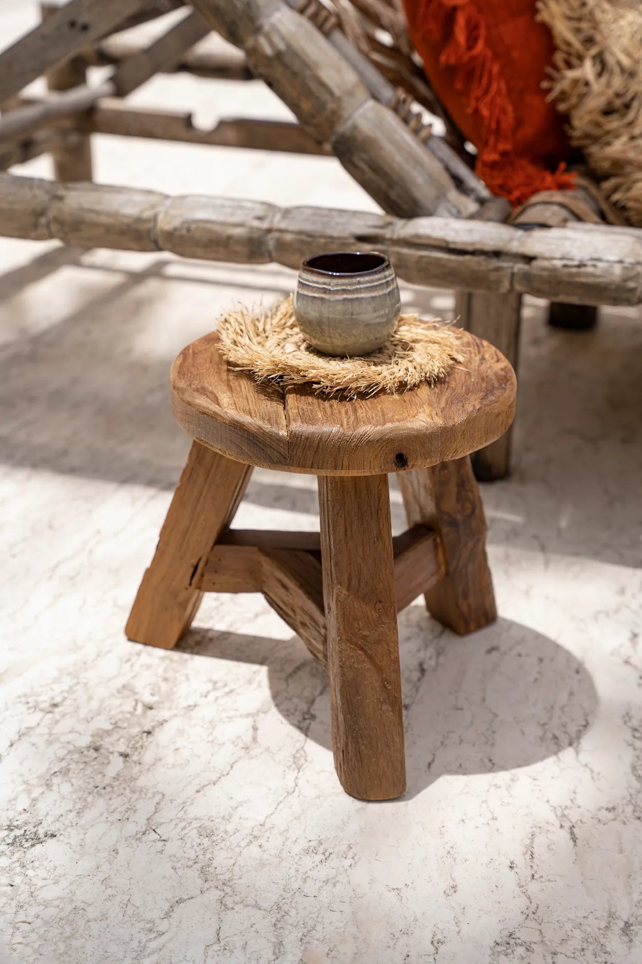 The Yatai Stool - Natural - M - Remood furniture living