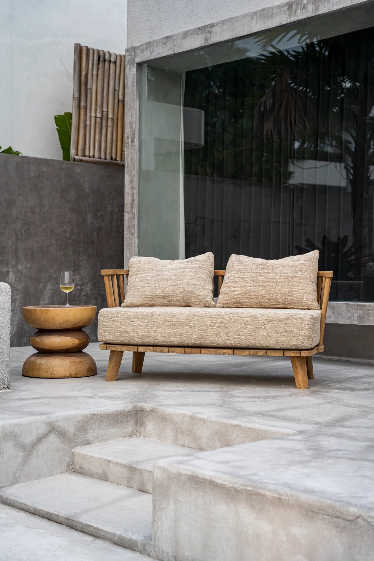 The Malawi Two Seater - Natural Beige - Remood furniture living
