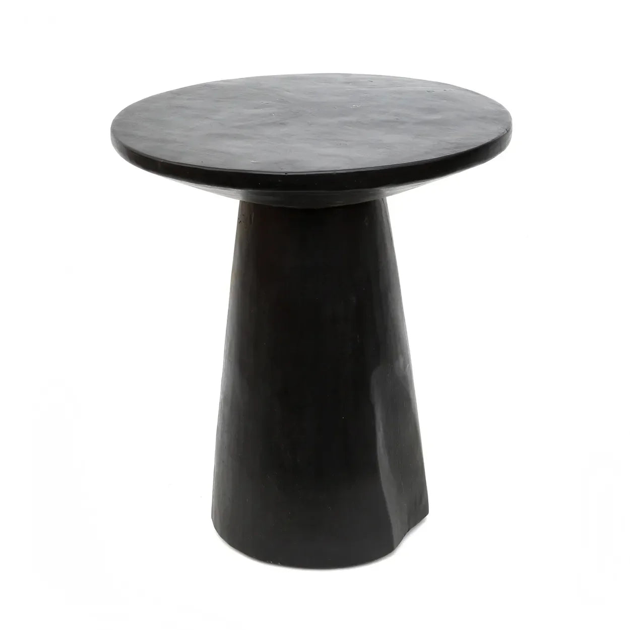 The Timber Conic Side Table - Black - 50 - Remood furniture living