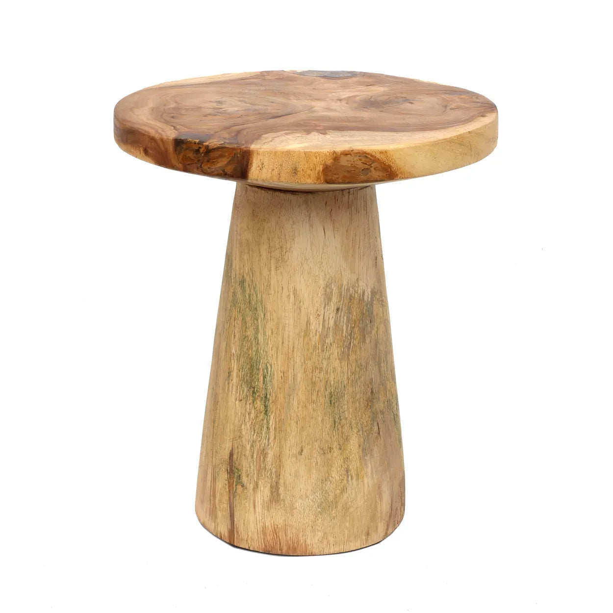 The Timber Conic Side Table - Natural - 50 - Remood furniture living