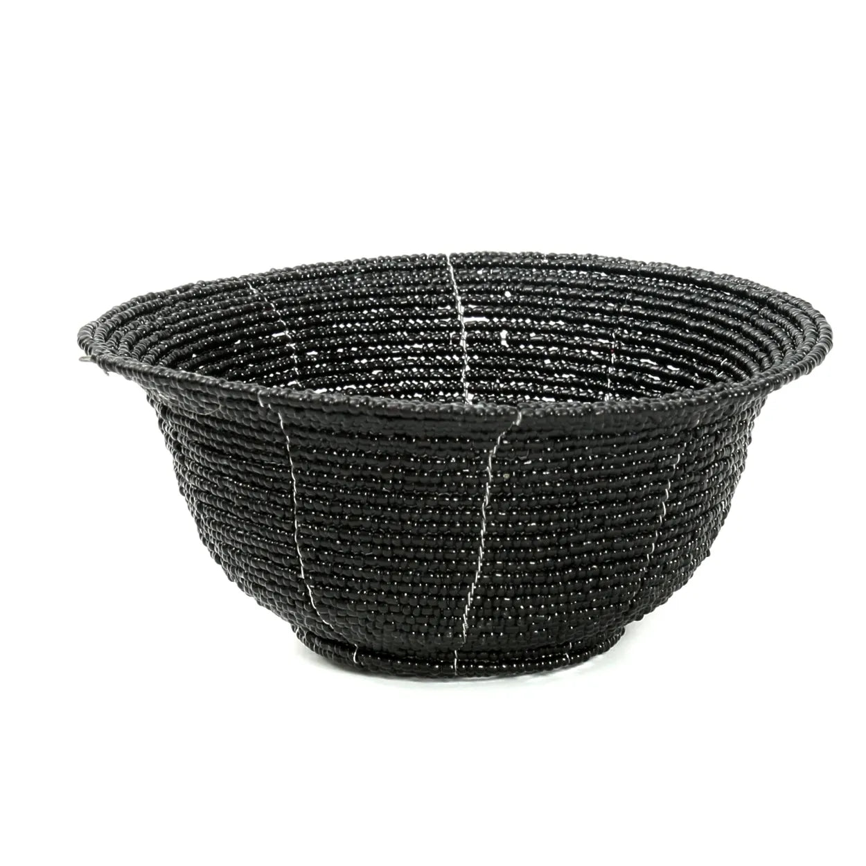 The Beaded Bowl Low - Black - S - Remood furniture living