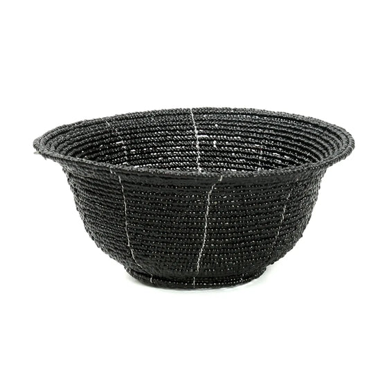 The Beaded Bowl Low - Black - S - Remood furniture living