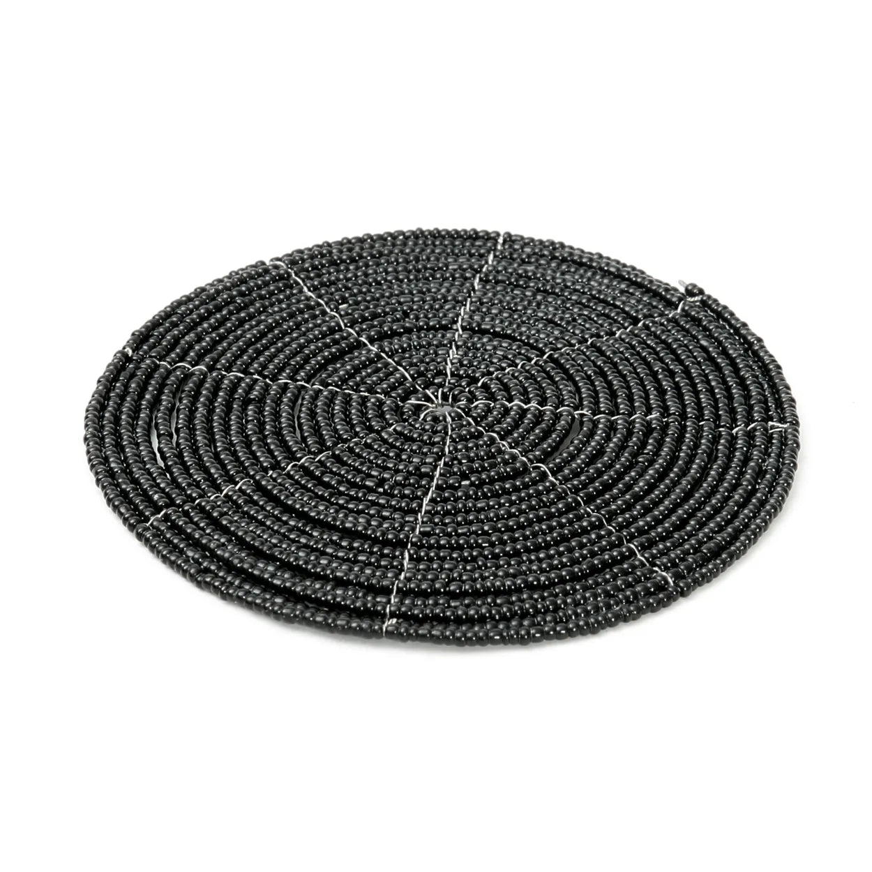The Beaded Coaster - Black - Remood furniture living