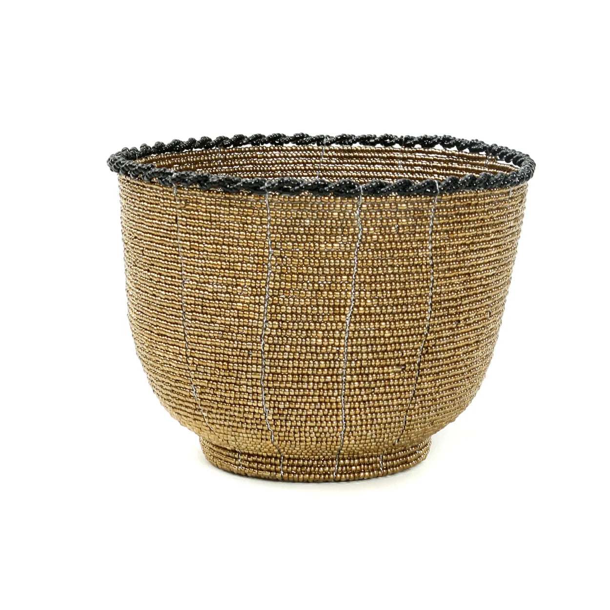 The Beaded Candy Bowl - Gold - M - Remood furniture living