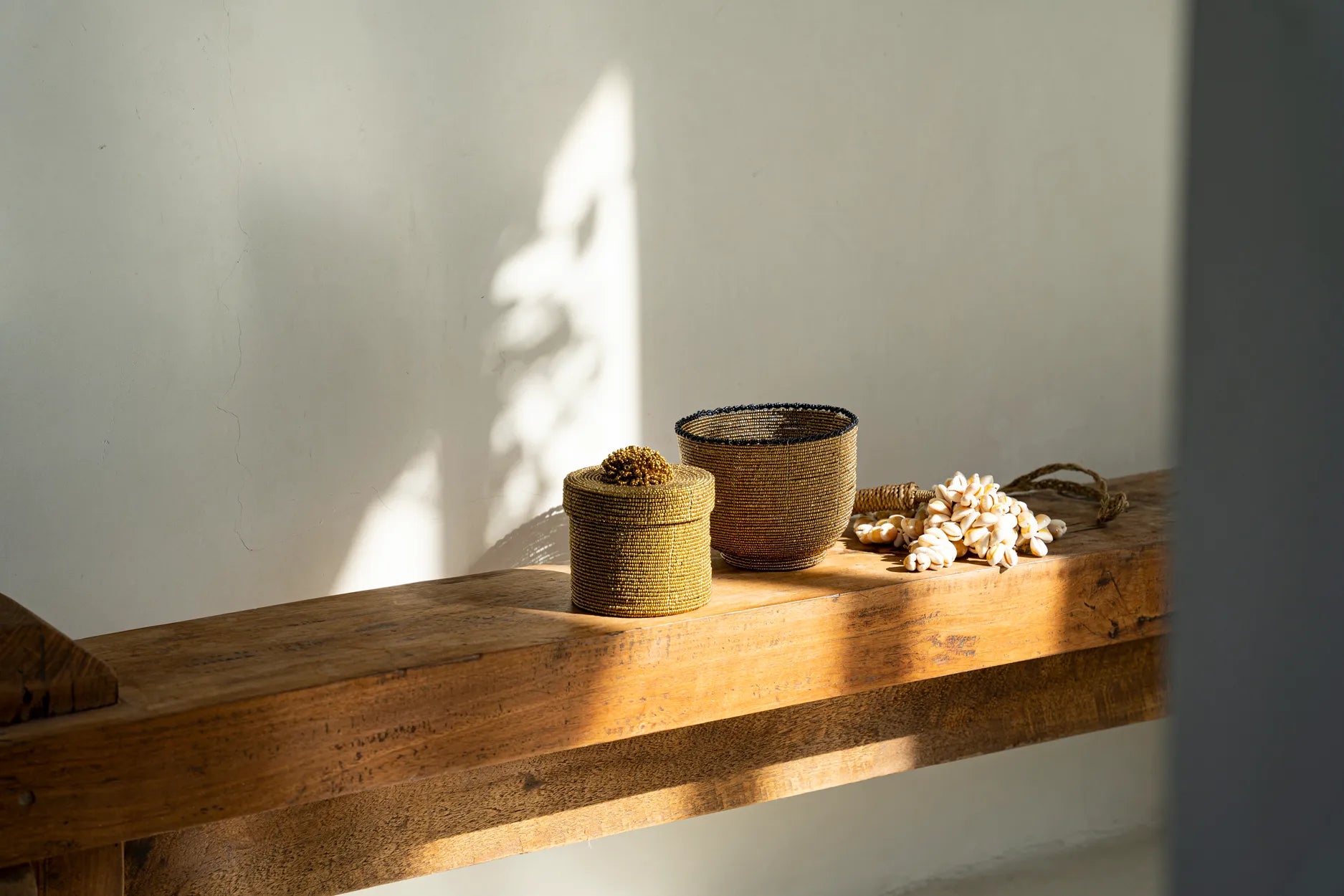 The Beaded Candy Bowl - Gold - M - Remood furniture living