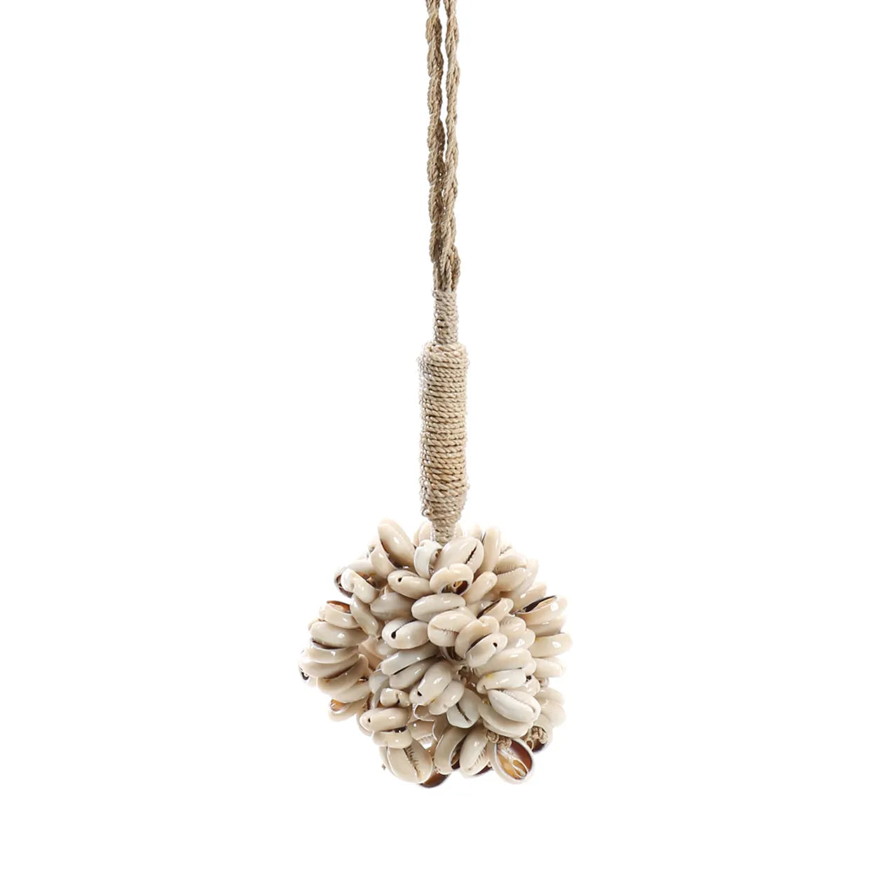 The Door Shell Cowrie Tassel - Natural - Remood furniture living