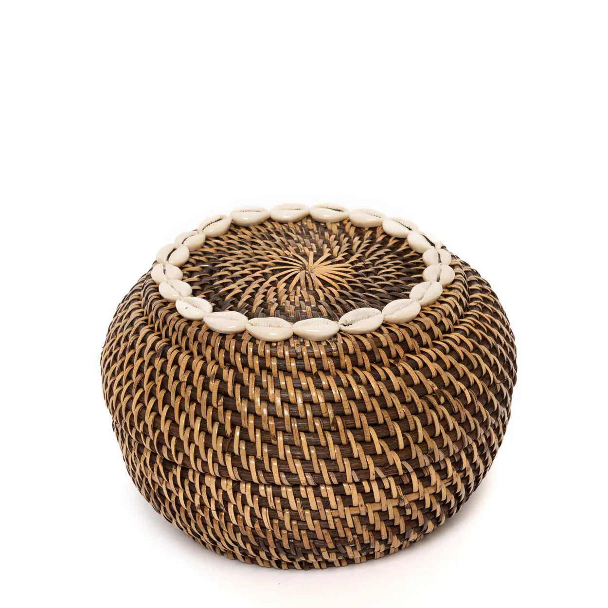 The Colonial Peek-a-Boo Basket - Natural Brown - S - Remood furniture living