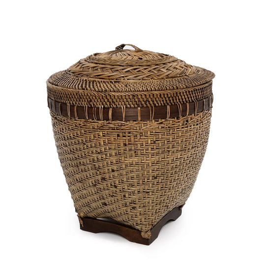 The Colonial Storage Basket - Natural Brown - M - Remood furniture living