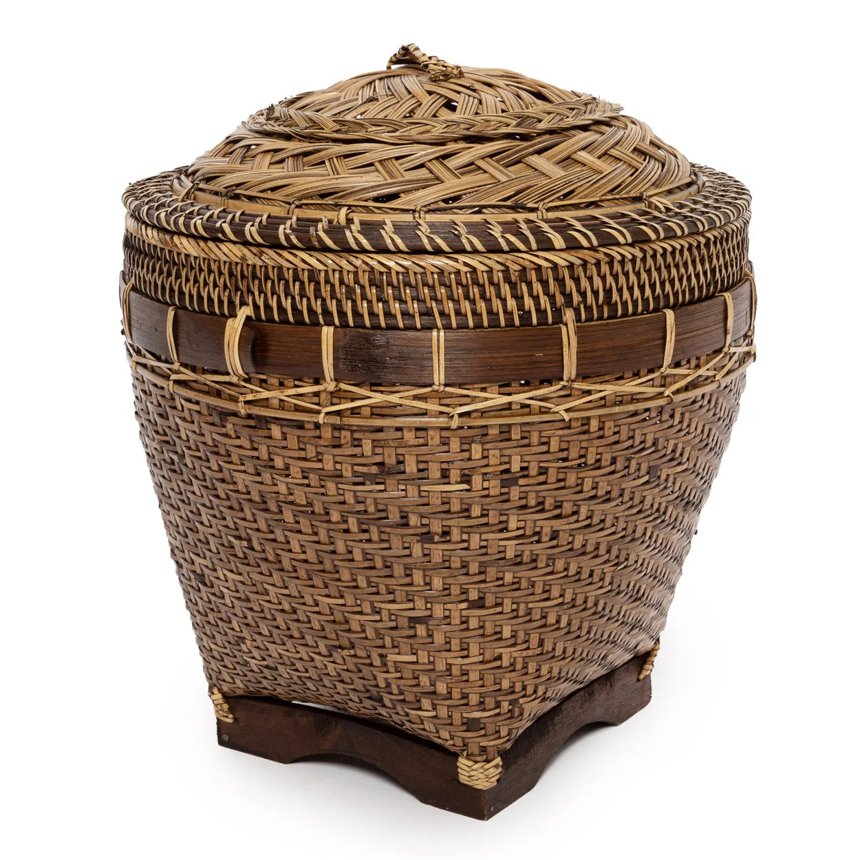 The Colonial Storage Basket - Natural Brown - L - Remood furniture living