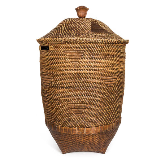 The Colonial Laundry Basket - Natural Brown - XL - Remood furniture living