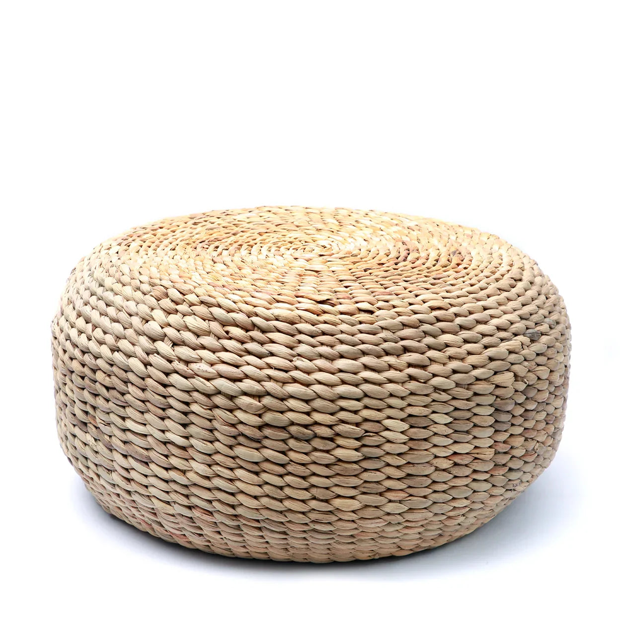 The Hyacinth Pouffe - Natural - M - Remood furniture living
