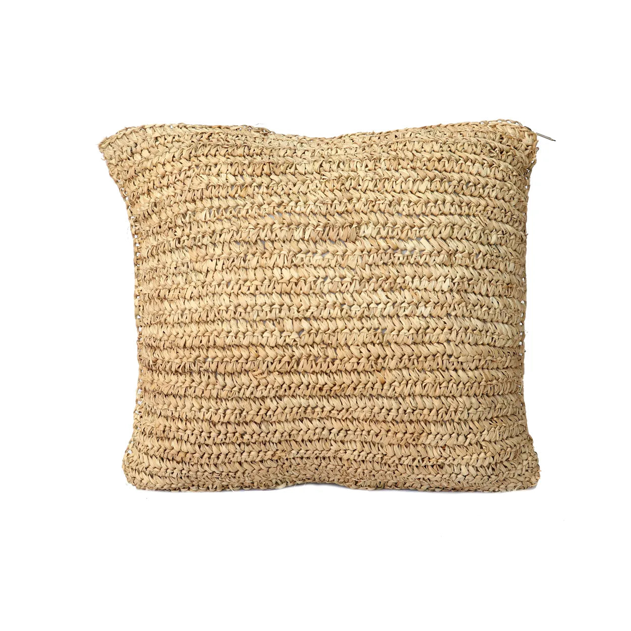 The Raffia Flores Cushion Cover Square - Natural - 40x40 - Remood furniture living