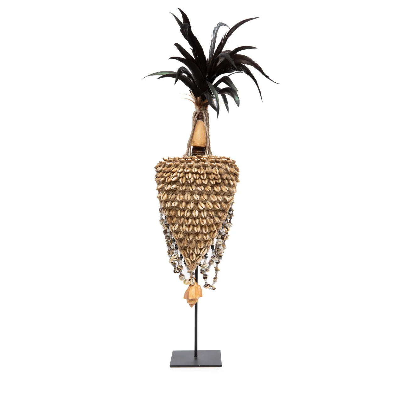 The Shell Hat on Stand - Natural Black - Remood furniture living
