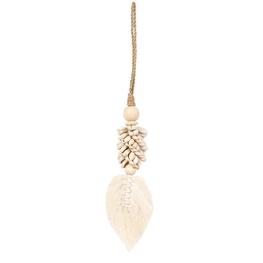 The Leaf & Shell Tassel - Natural - Remood furniture living