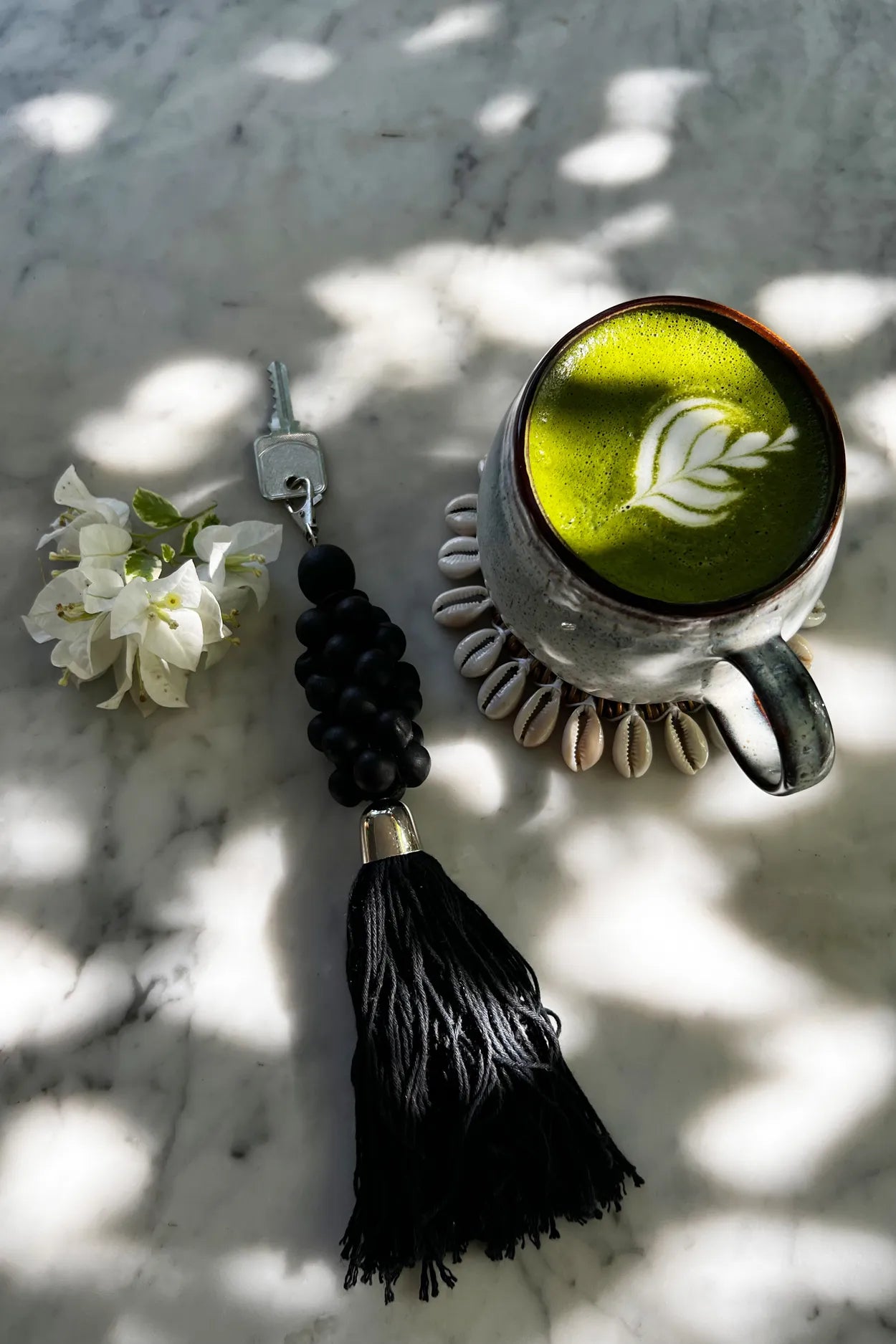 The Wooden Beads Keychain - Black - Remood furniture living