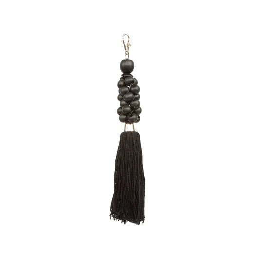 The Wooden Beads Keychain - Black - Remood furniture living