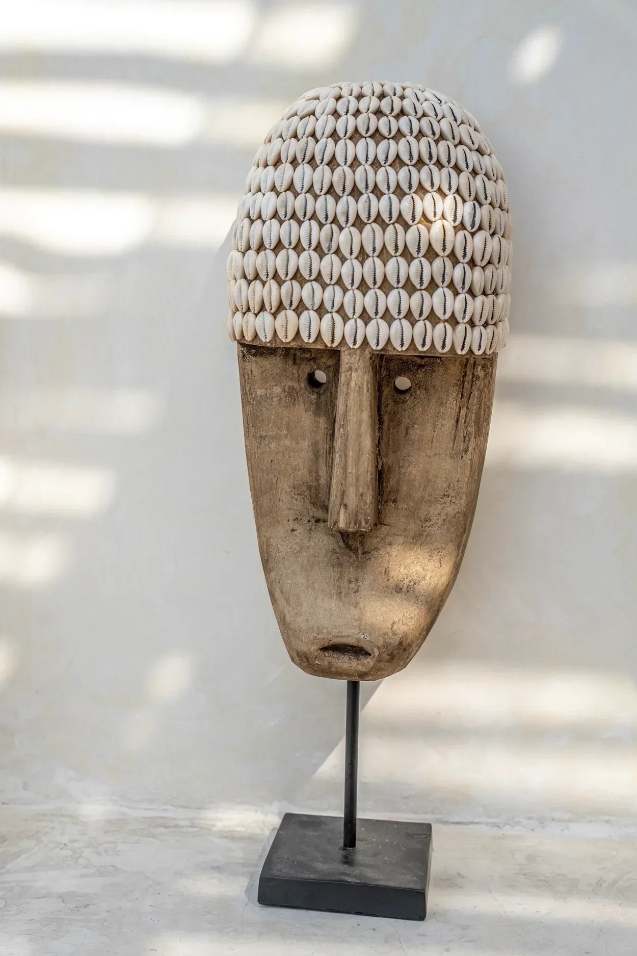The Cowrie Mask on Stand - Large - Remood furniture living