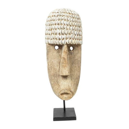 The Cowrie Mask on Stand - Large - Remood furniture living