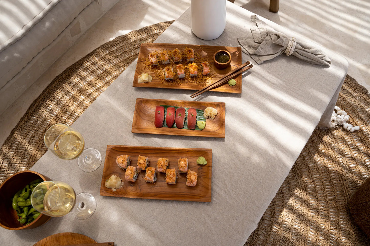 The Teak Root Sushi Plate - S - Remood furniture living