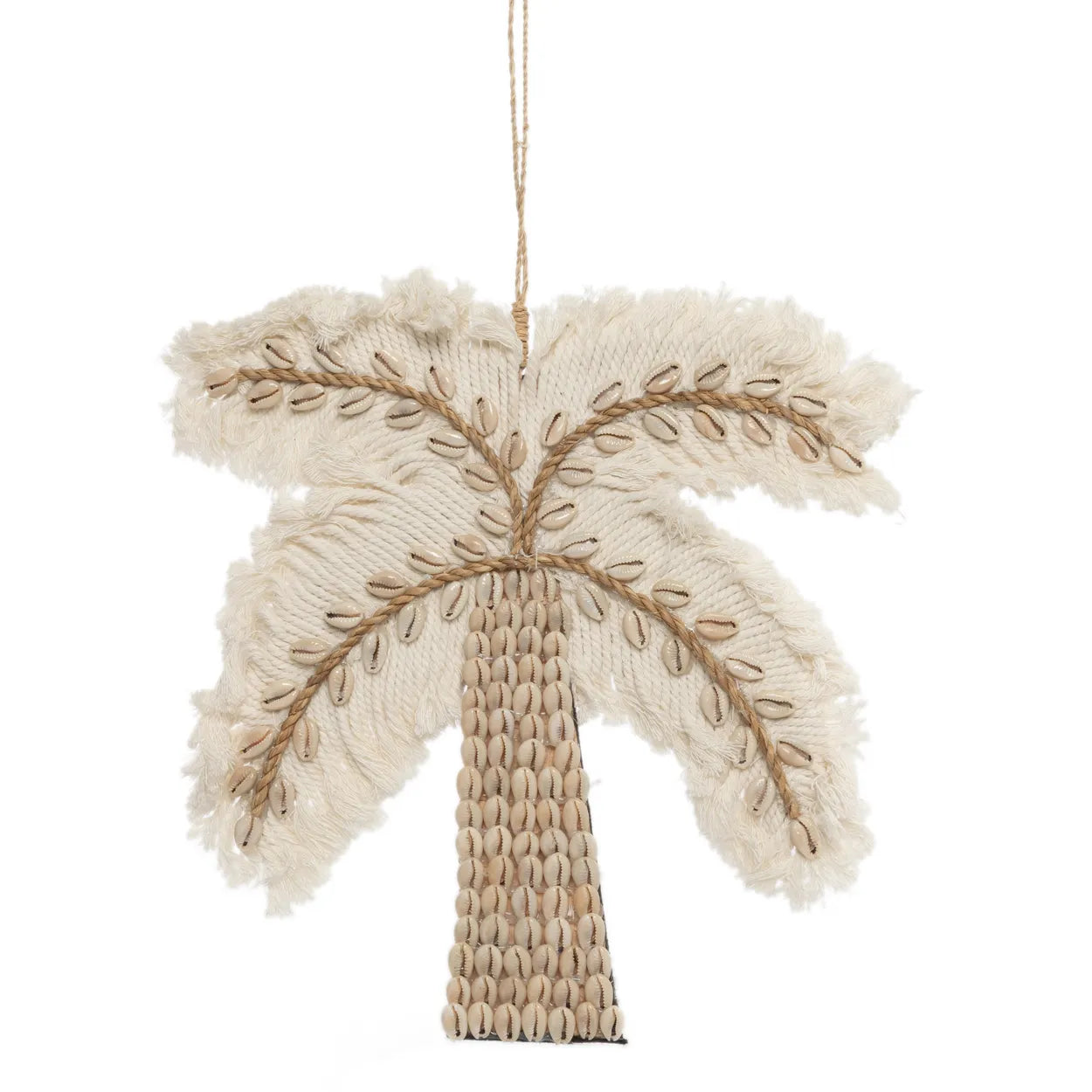 The Cotton Shell Palm Tree - White Natural - Remood furniture living
