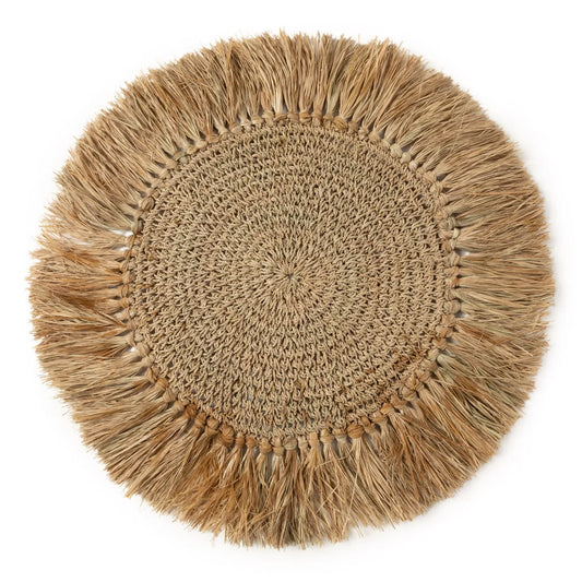 The Crochet Raffia Placemat - Natural - Remood furniture living