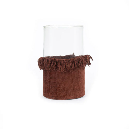 The Oh My Gee Candle Holder - Burgundy Velvet - XXL - Remood furniture living